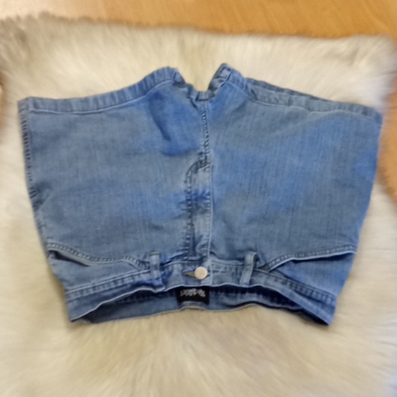 PBX Basics Vintage Denim Shorts - Picture 6 of 10